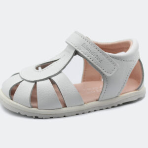 Sandalia respetuosa de piel India Blanco - Blanditos by Crio's | Comprar en Kili Kili Store
