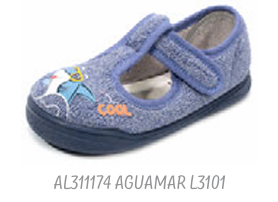 Zapatilla Barefoot Rizo Aguamarina - Zapy Flex