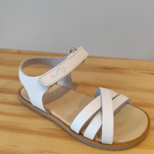Sandalia respetuosa 5142 PR Box Blanco - Flexi Nens
