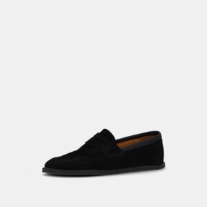 Mocasín Barefoot Florencia Serraje Negro - Blanditos