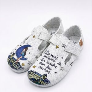 Zapatillas de Casa Barefoot Sueños Gris -Vivant